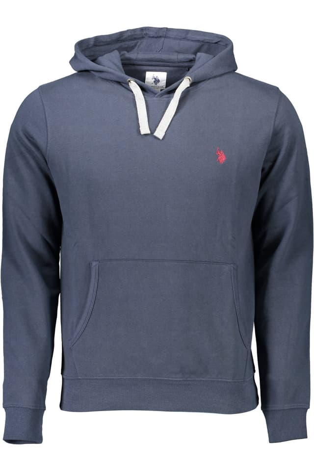 Мъжки суитшърт с цип, син, US POLO ASSN.
