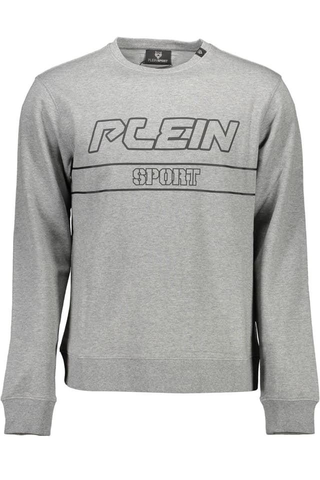 PLEIN SPORT СУИТШИТ БЕЗ ЦИП МЪЖКИ СИВ