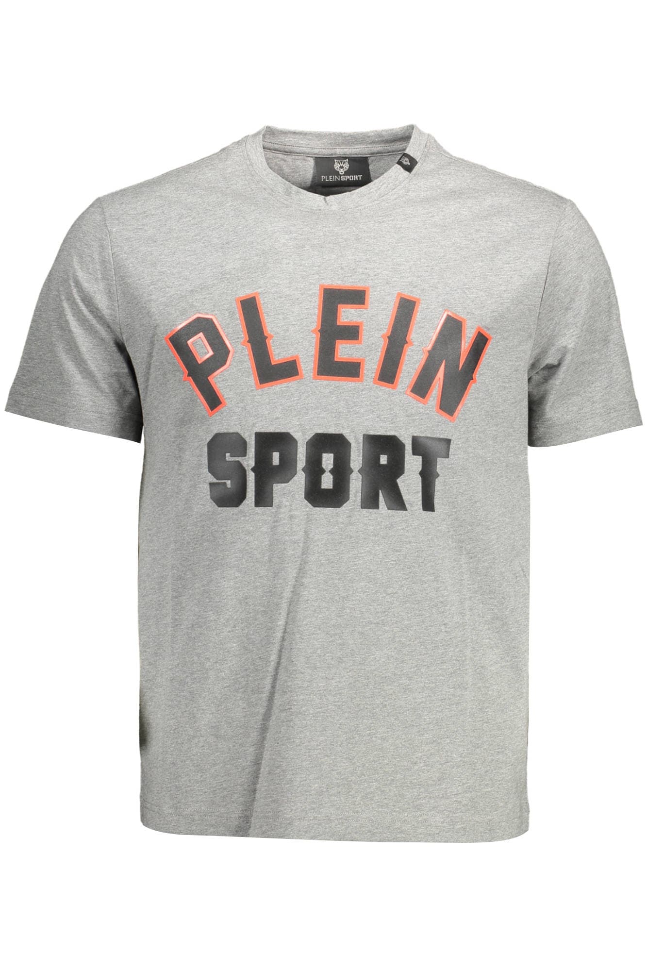 МЪЖКА ТЕНИСКА С КЪС РЪКАВ PLEIN SPORT СИВА - PLEIN SPORT