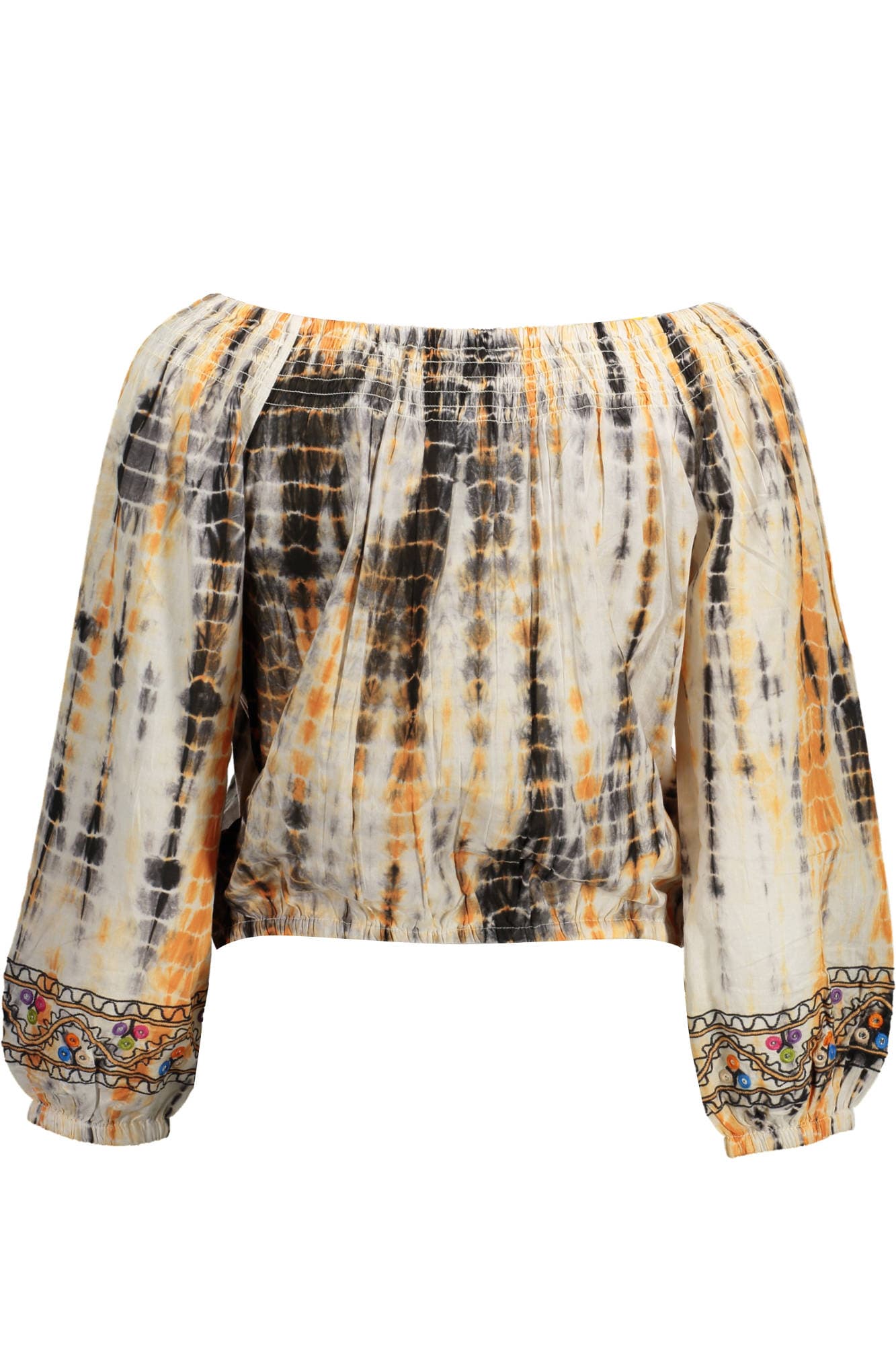 ДАМСКА ТЕНИСКА С ДЪЛЪГ РЪКАВ DESIGUAL БЕЖОВА - DESIGUAL