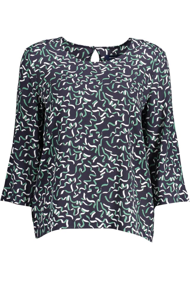 ДАМСКИ СИН ПУЛОВЕР GANT