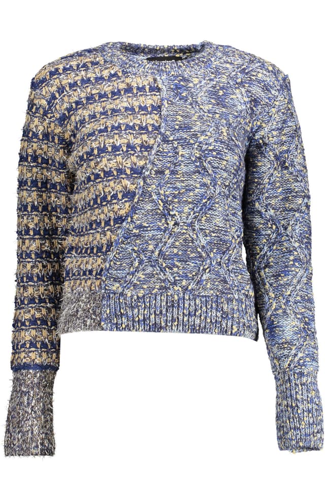 ДАМСКИ СИН ПУЛОВЕР DESIGUAL