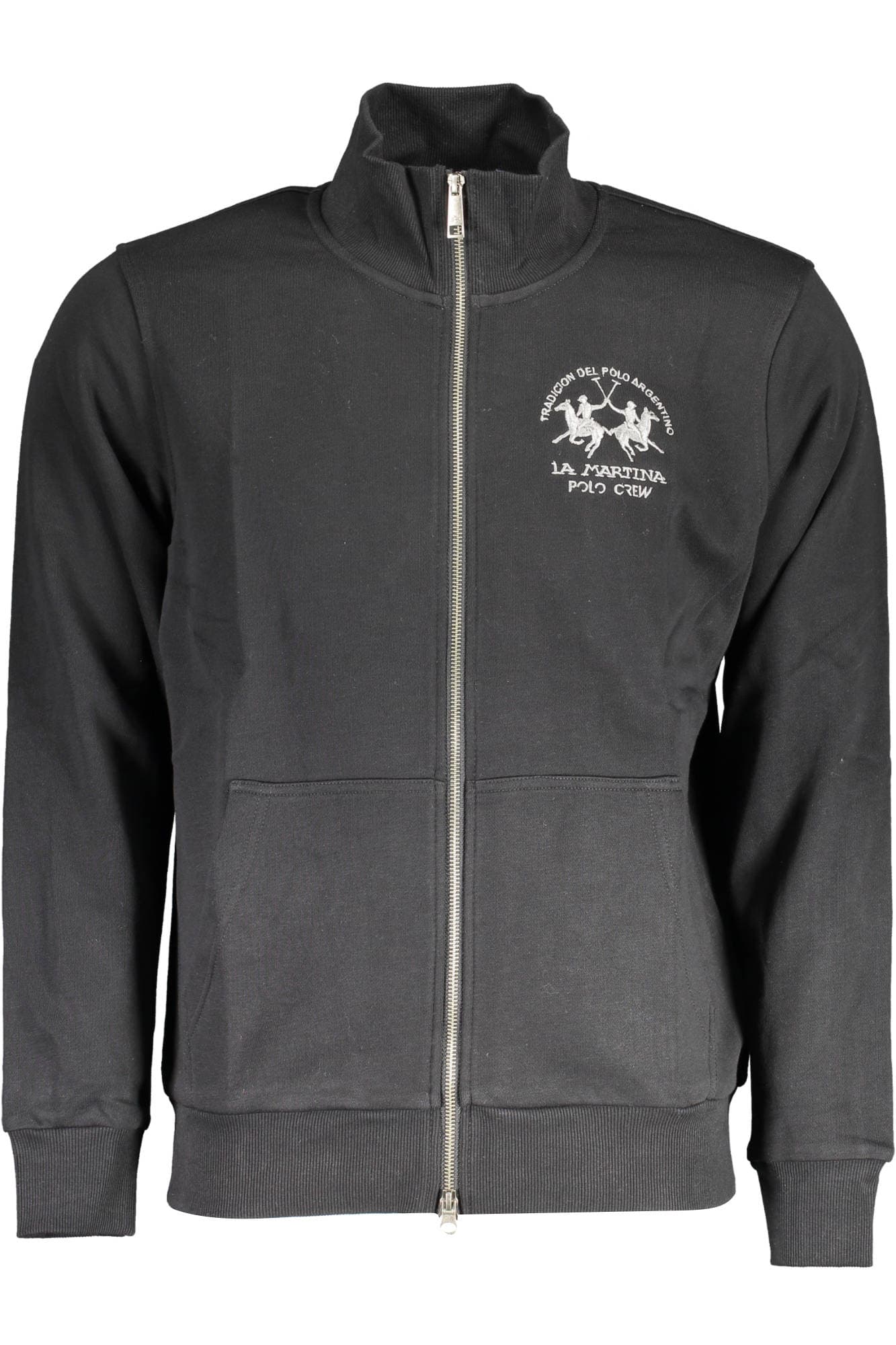 LA MARTINA МЪЖКИ ЧЕРЕН СУИТШЪТ С ЦИП - LA MARTINA