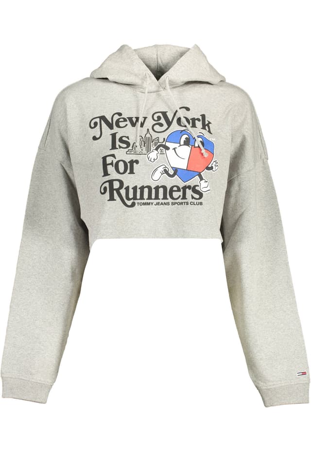 TOMMY HILFIGER СУИТШЪР БЕЗ ЦИП ДАМСКИ СИВ