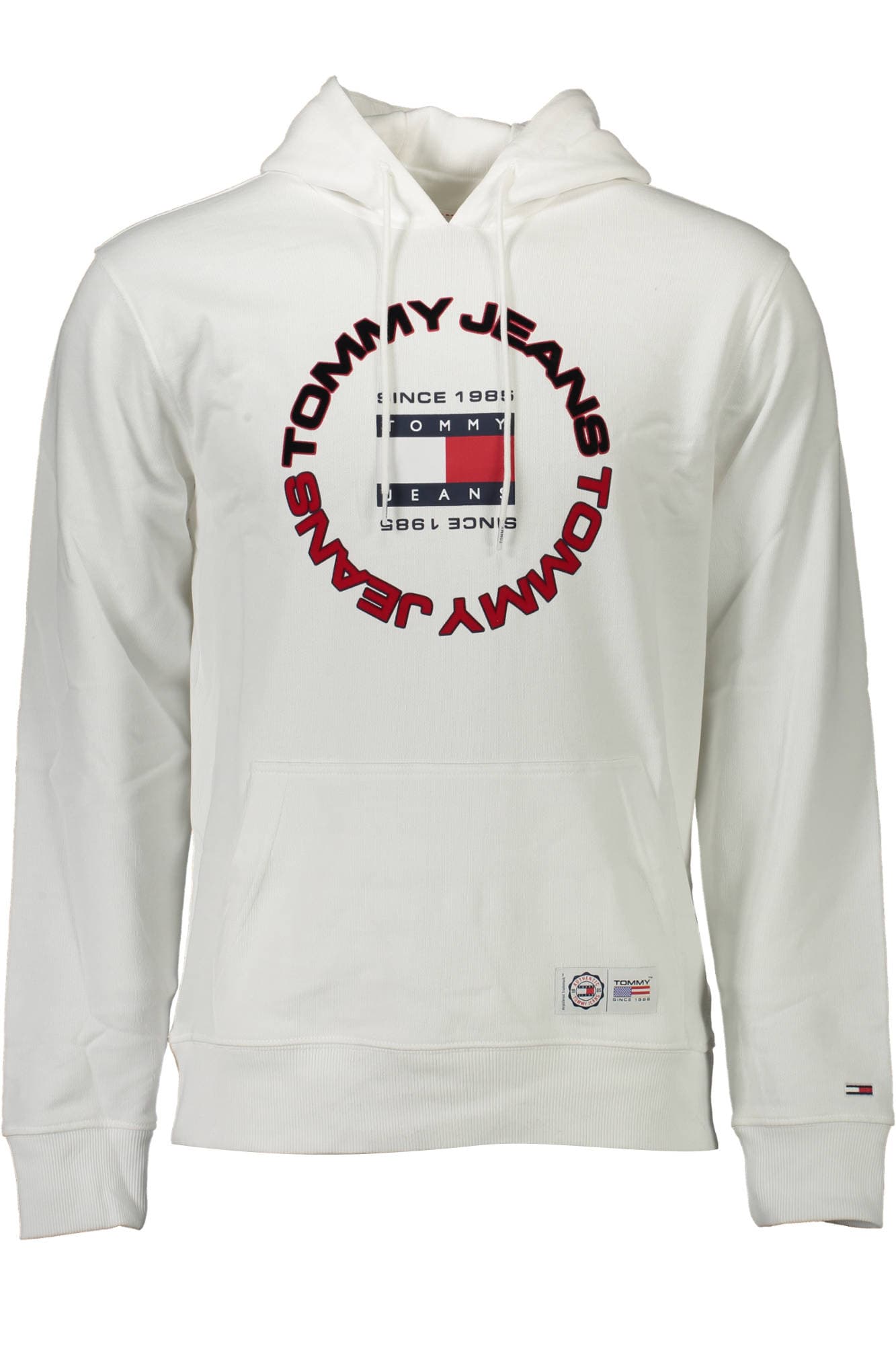 TOMMY HILFIGER МЪЖКИ БЯЛ СУИТШЪР БЕЗ ЦИП - TOMMY HILFIGER