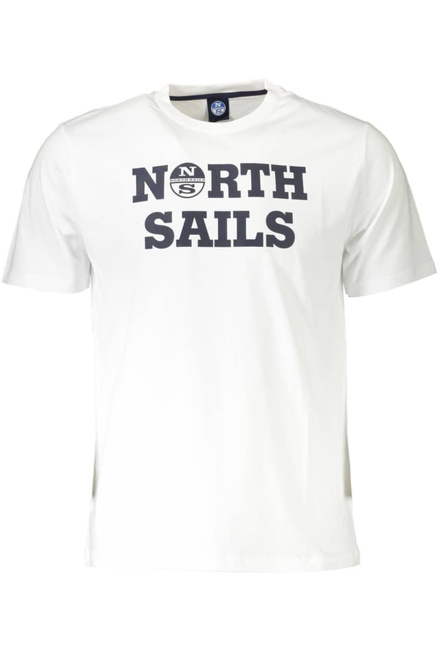 МЪЖКА ТЕНИСКА С КЪС РЪКАВ NORTH SAILS БЯЛА