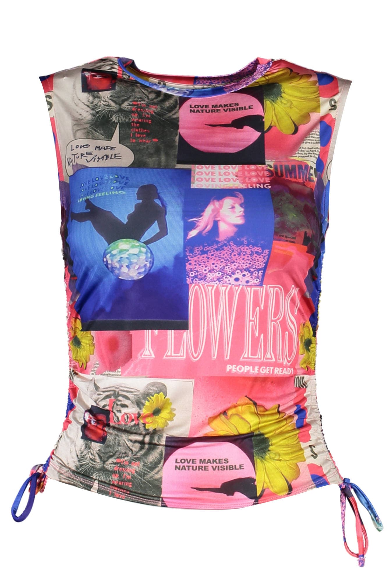 СИН ДАМСКИ ПОТНИК DESIGUAL - DESIGUAL