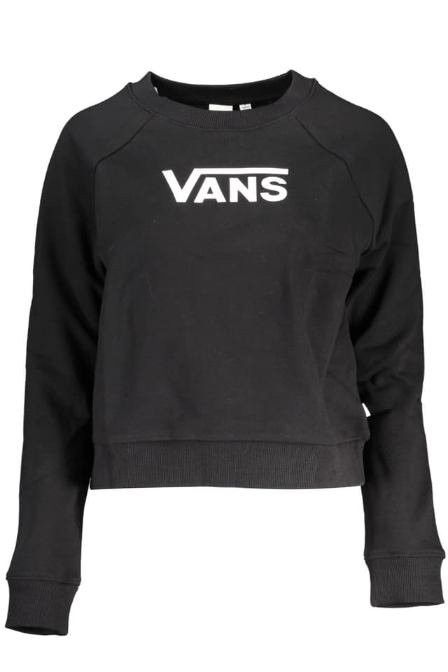 ЧЕРЕН ЖЕНСКИ СУИТШЪТ VANS С ЦИП