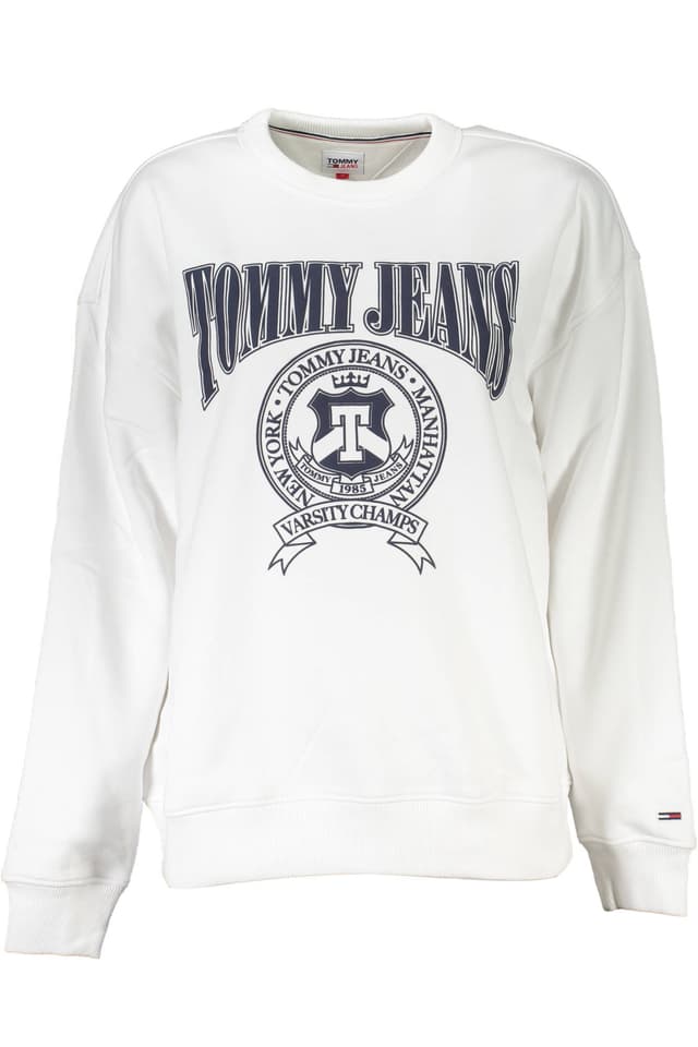 TOMMY HILFIGER ДАМСКИ БЯЛ СУИТШЪР БЕЗ ЦИП