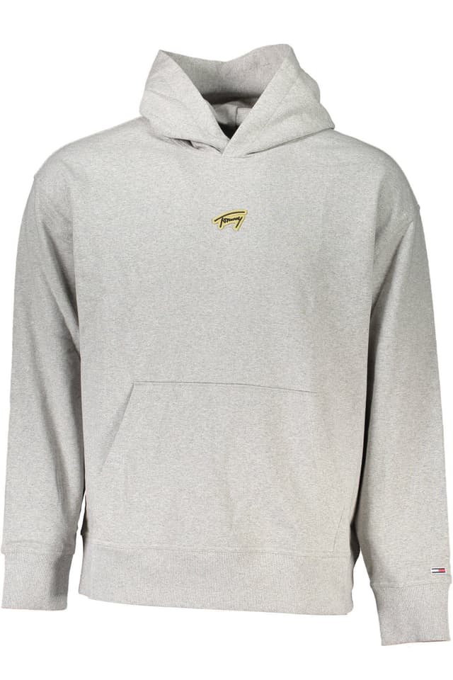 TOMMY HILFIGER МЪЖКИ СИВ СУИТШЪТ БЕЗ ЦИП