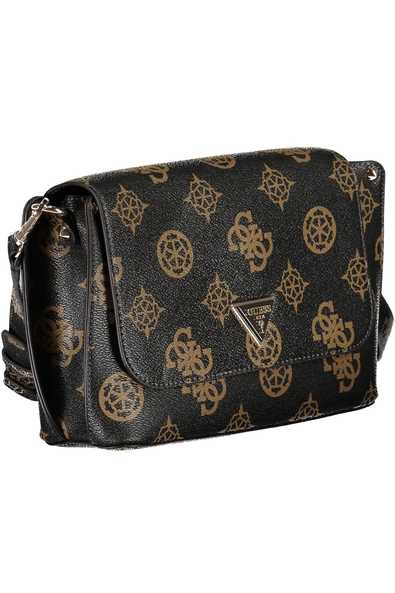 GUESS JEANS КАФЯВА ДАМСКА ЧАНТА - GUESS JEANS