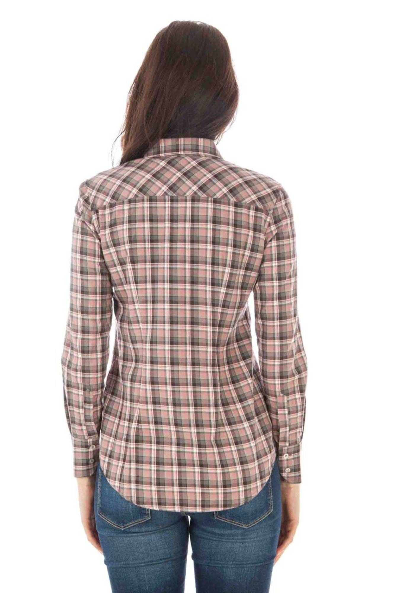 FRED PERRY ДАМСКА РИЗА С ДЪЛЪГ РЪКАВ РОЗОВА - FRED PERRY