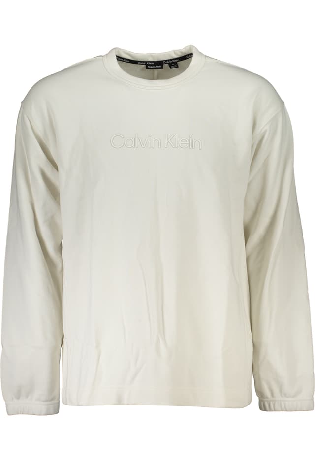 CALVIN KLEIN МЪЖКИ БЯЛ СУИТШЪТ БЕЗ ЦИП