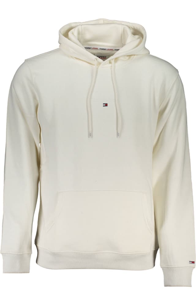 TOMMY HILFIGER МЪЖКИ БЯЛ СУИТШЪТ БЕЗ ЦИП