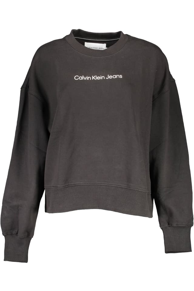 CALVIN KLEIN ДАМСКИ СУИТШЪР БЕЗ ЦИП ЧЕРЕН