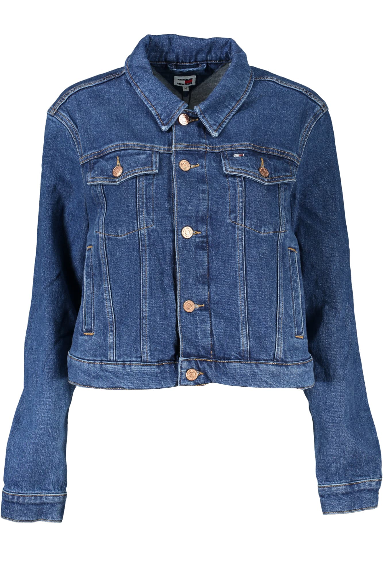 TOMMY HILFIGER ДАМСКО СПОРТНО ЯКЕ СИН - TOMMY HILFIGER