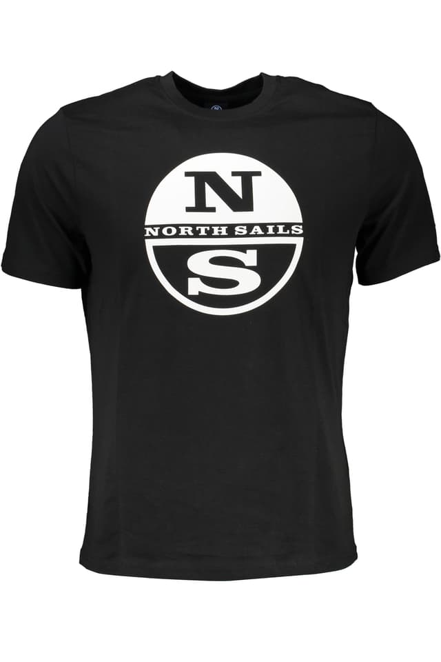 МЪЖКА ТЕНИСКА С КЪС РЪКАВ NORTH SAILS ЧЕРНА