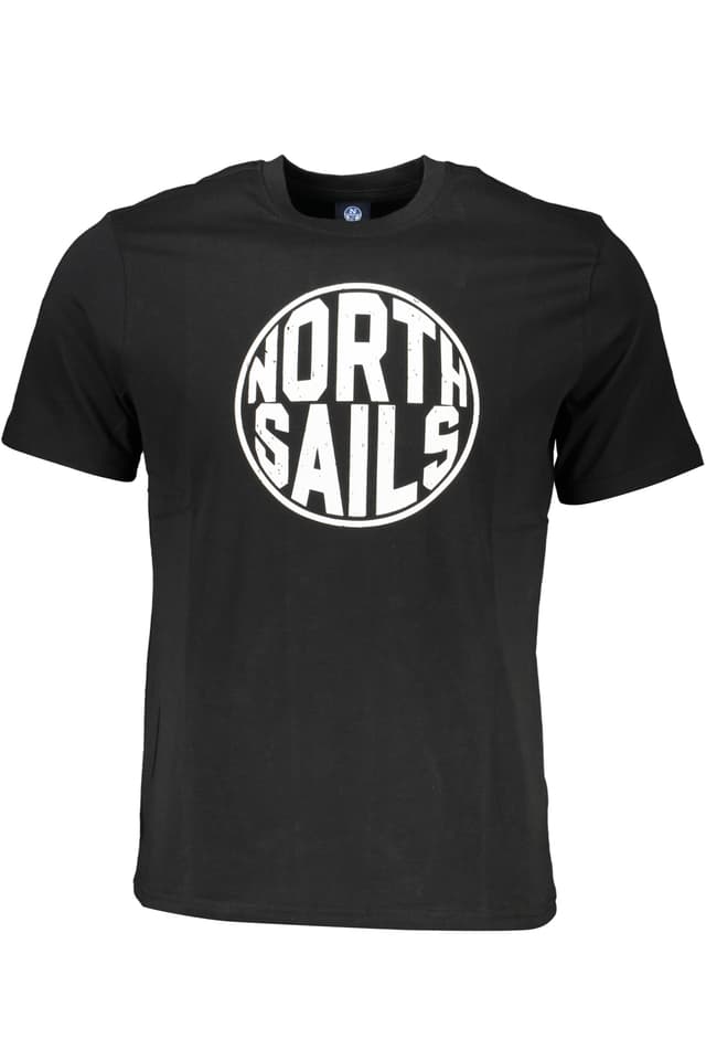 МЪЖКА ТЕНИСКА С КЪС РЪКАВ NORTH SAILS ЧЕРНА