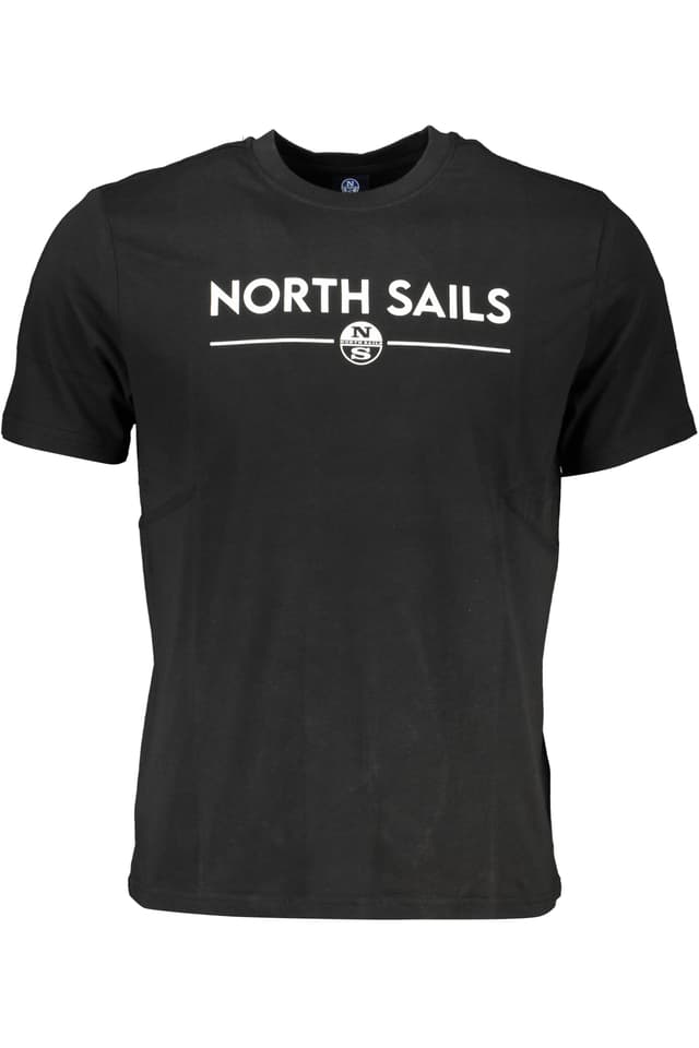 МЪЖКА ТЕНИСКА С КЪС РЪКАВ NORTH SAILS ЧЕРНА