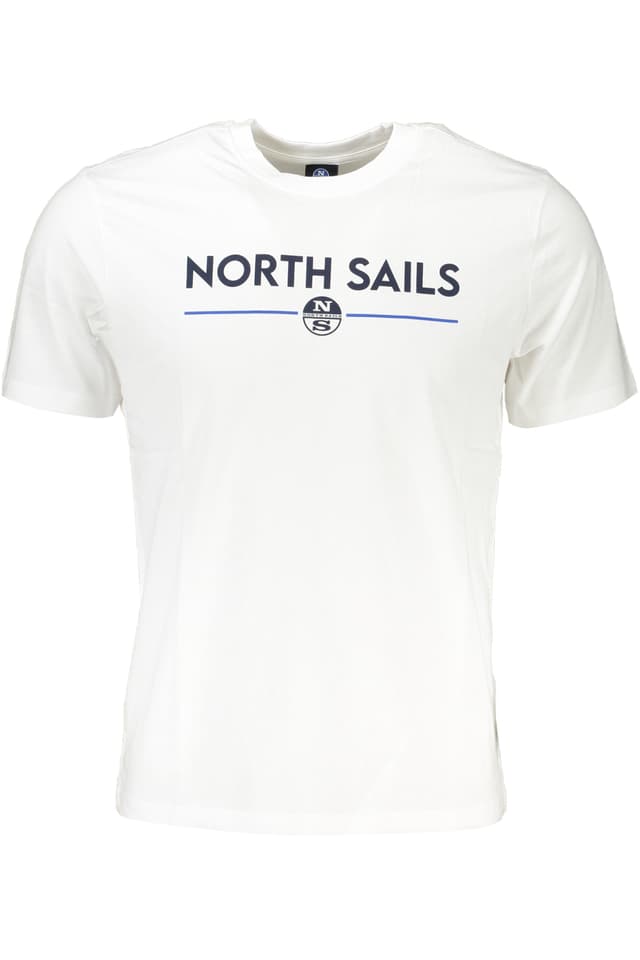 МЪЖКА ТЕНИСКА С КЪС РЪКАВ NORTH SAILS БЯЛА