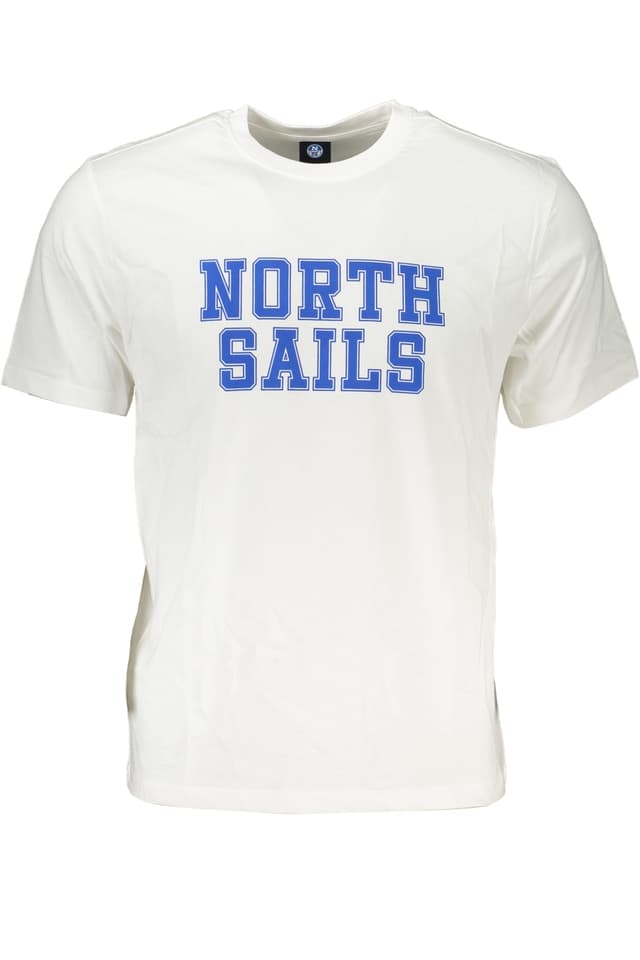 МЪЖКА ТЕНИСКА С КЪС РЪКАВ NORTH SAILS БЯЛА