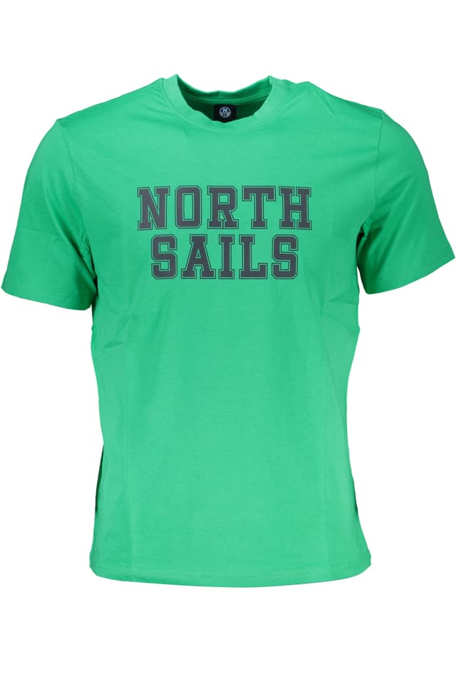 ЗЕЛЕНА МЪЖКА ТЕНИСКА С КЪС РЪКАВ NORTH SAILS