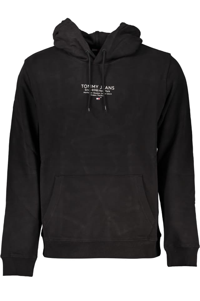 TOMMY HILFIGER МЪЖКИ ЧЕРЕН СУИТШЪТ БЕЗ ЦИП