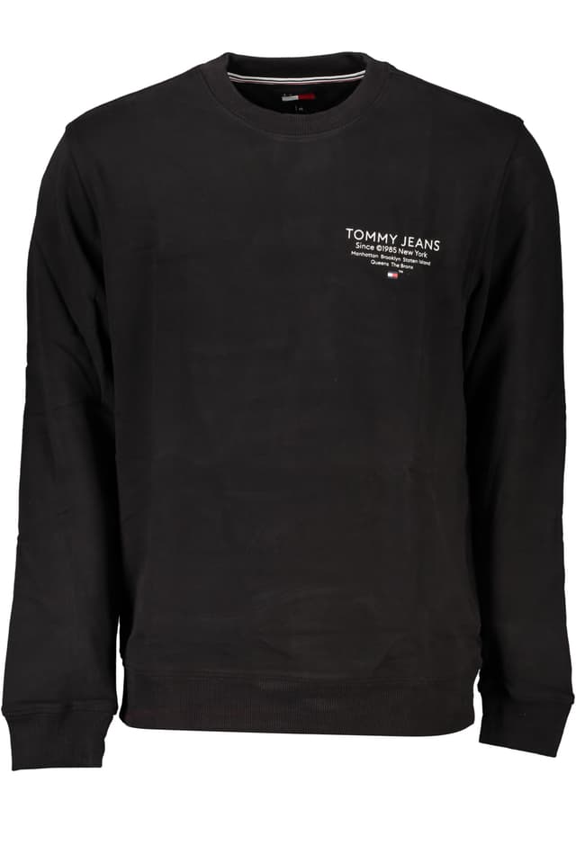 TOMMY HILFIGER МЪЖКИ ЧЕРЕН СУИТШЪТ БЕЗ ЦИП