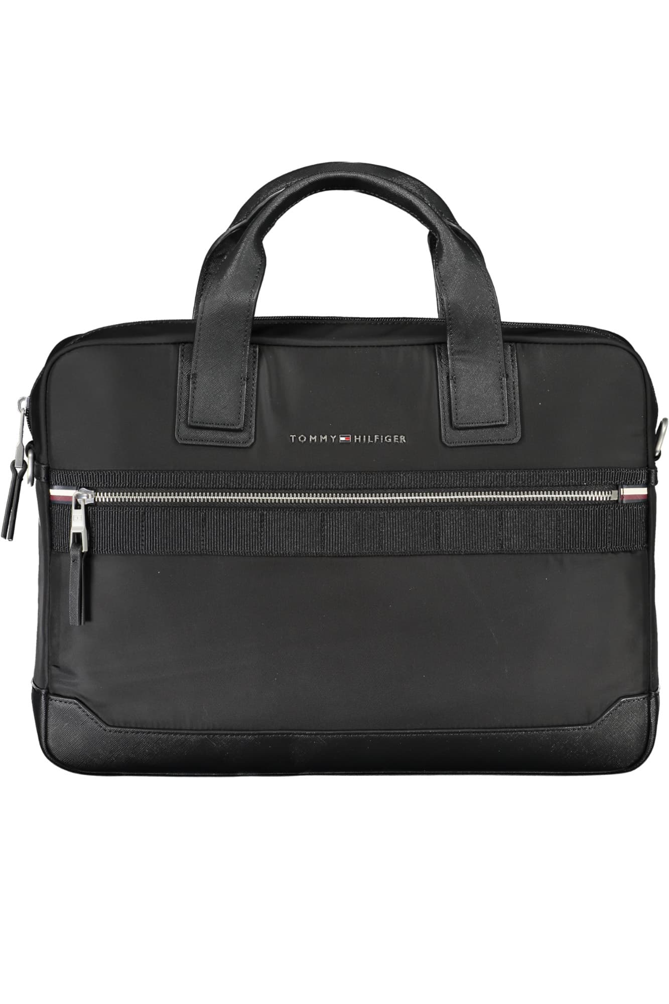 TOMMY HILFIGER BLACK MAN BRIFEFAFSE - TOMMY HILFIGER