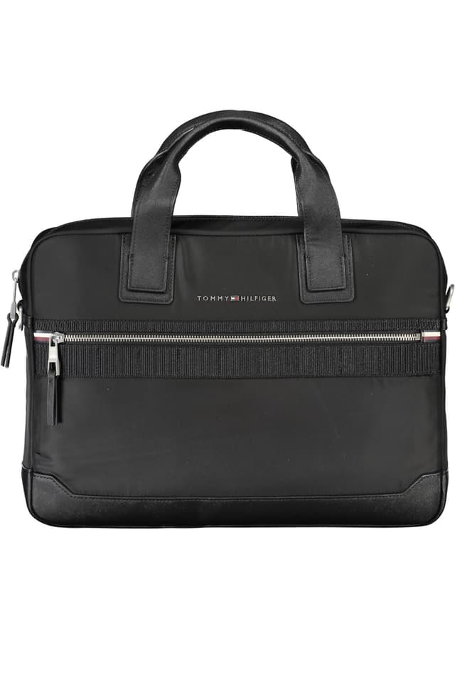 TOMMY HILFIGER BLACK MAN BRIFEFAFSE