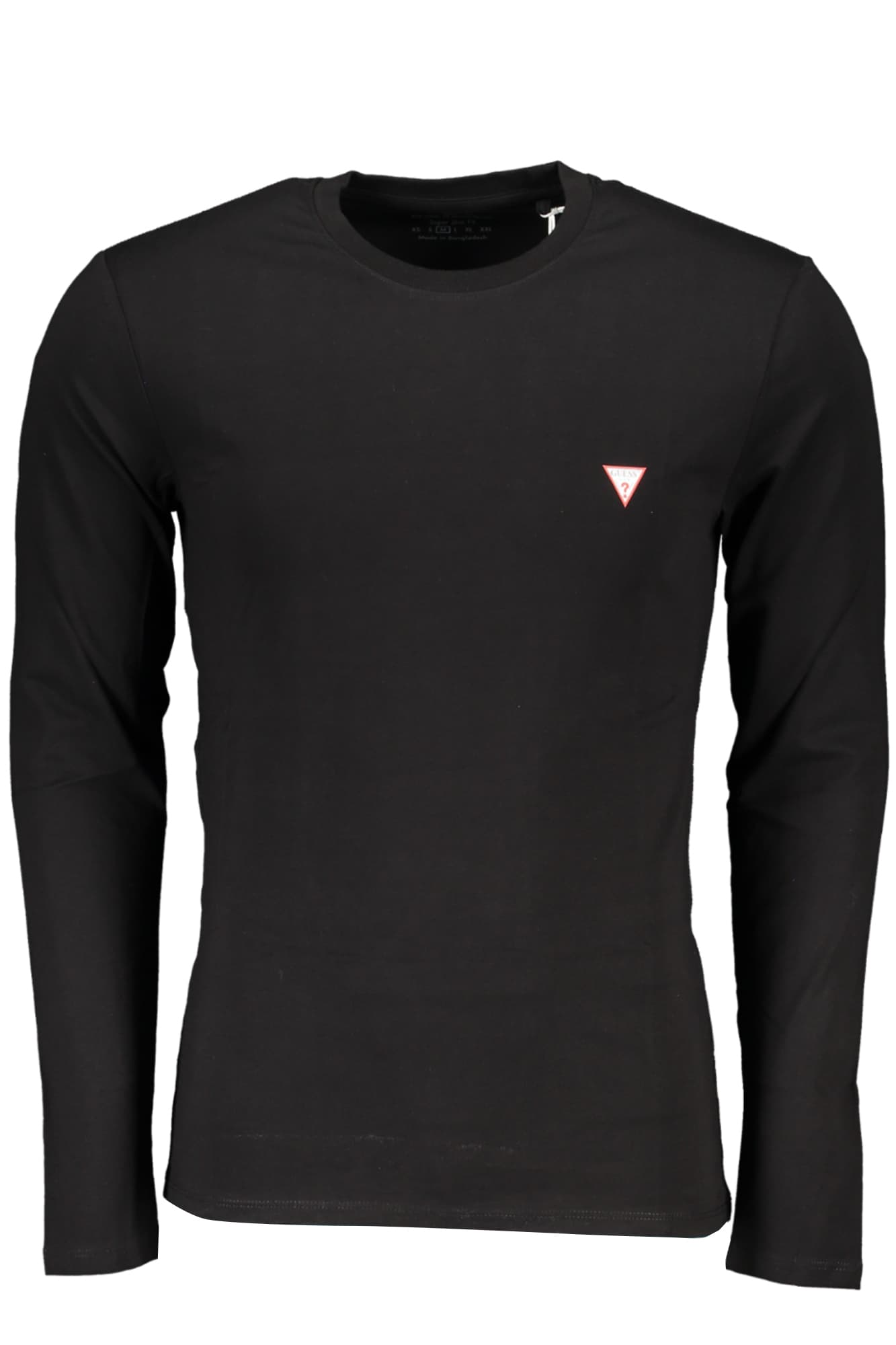 МЪЖКА ТЕНИСКА С ДЪЛЪГ РЪКАВ GUESS JEANS ЧЕРНА - GUESS JEANS