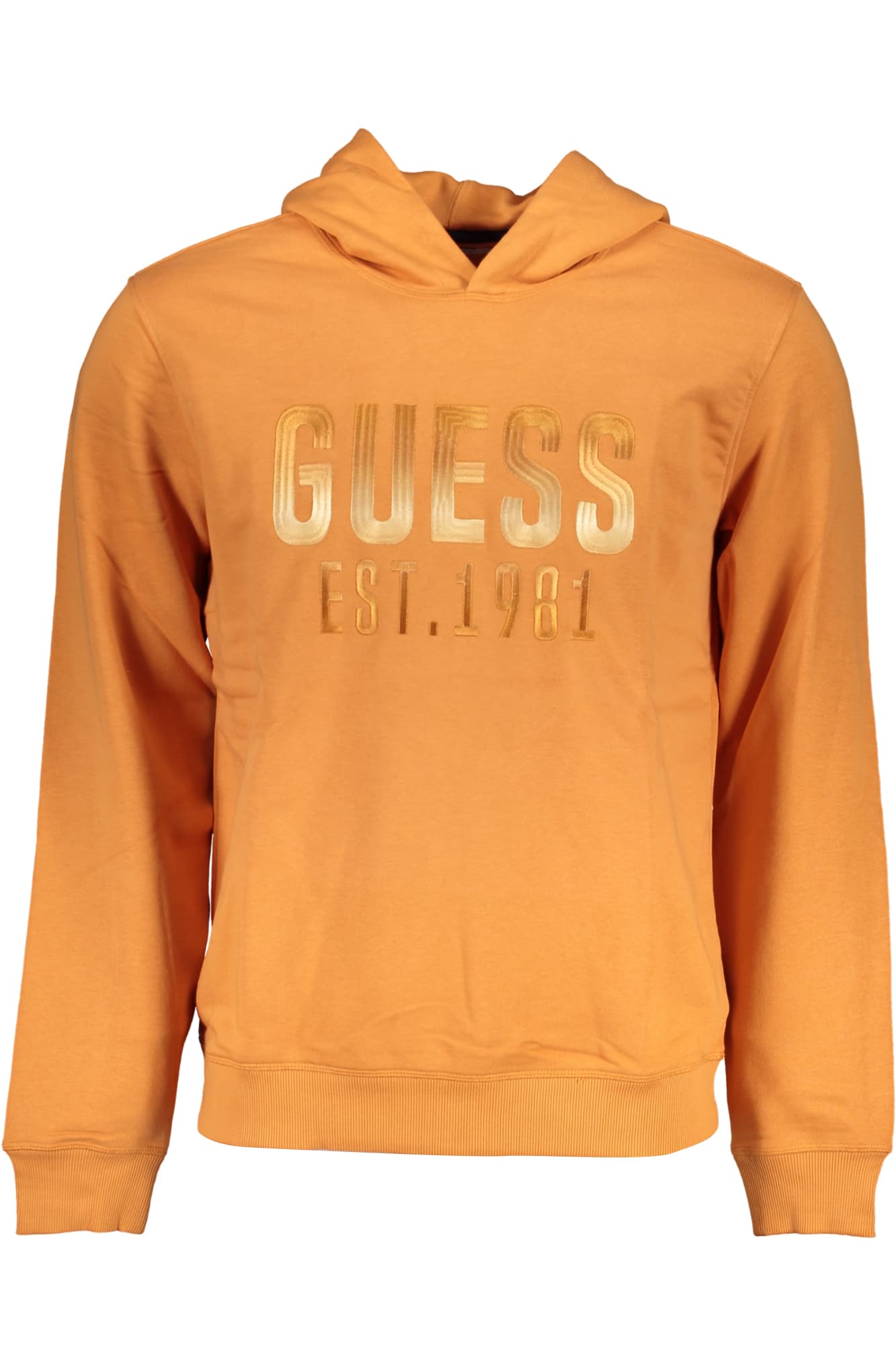 МЪЖКИ ОРАНЖЕВ СУИТШЪР БЕЗ ЦИП GUESS JEANS - GUESS JEANS
