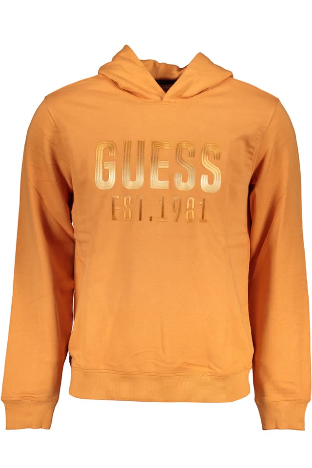 МЪЖКИ ОРАНЖЕВ СУИТШЪР БЕЗ ЦИП GUESS JEANS