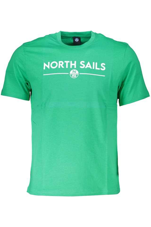 ЗЕЛЕНА МЪЖКА ТЕНИСКА С КЪС РЪКАВ NORTH SAILS