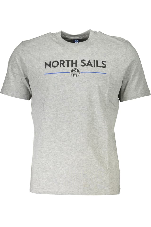 МЪЖКА ТЕНИСКА С КЪС РЪКАВ NORTH SAILS СИВА