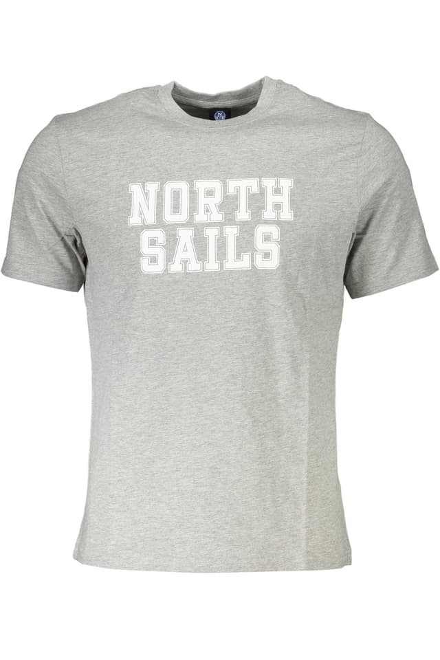 МЪЖКА ТЕНИСКА С КЪС РЪКАВ NORTH SAILS СИВА