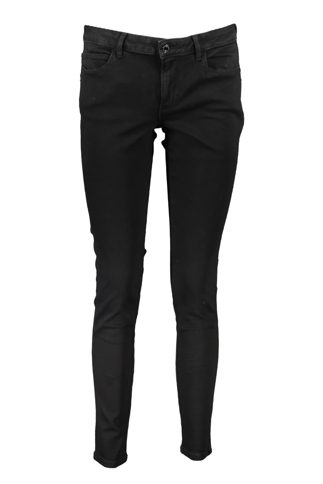 GUESS JEANS ДАМСКИ ЧЕРНИ ДЪНКОВИ ДЪНКИ - GUESS JEANS