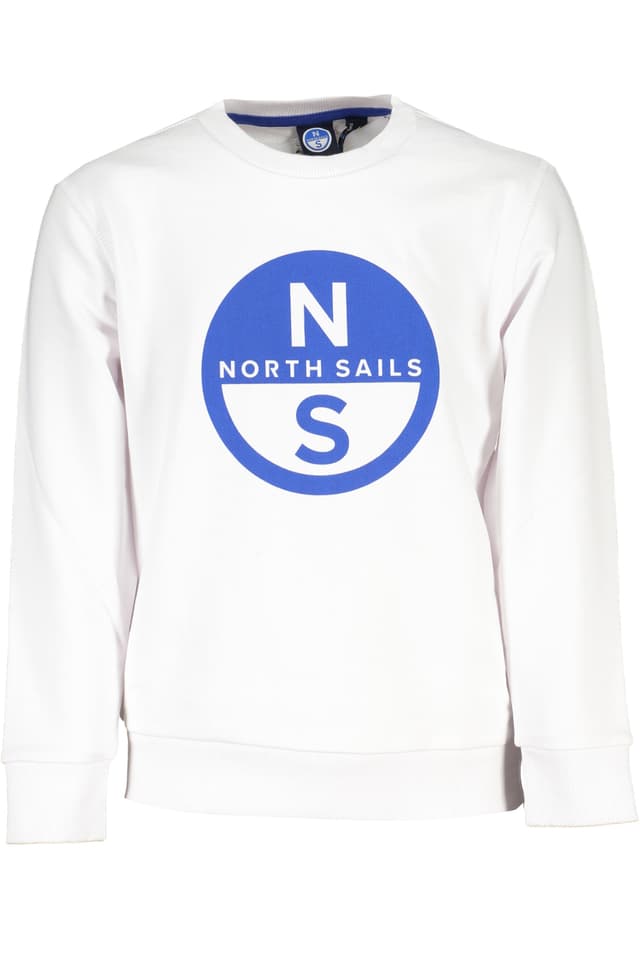 ДЕТСКИ СУИТШЪТ NORTH SAILS БЕЗ ЦИП БЯЛ