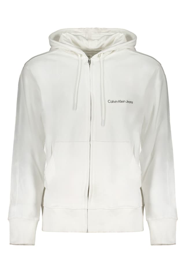 CALVIN KLEIN МЪЖКИ БЯЛ СУИТШЪТ С ЦИП