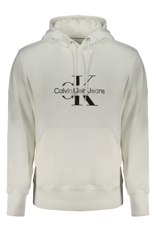 CALVIN KLEIN МЪЖКИ БЯЛ СУИТШЪТ БЕЗ ЦИП