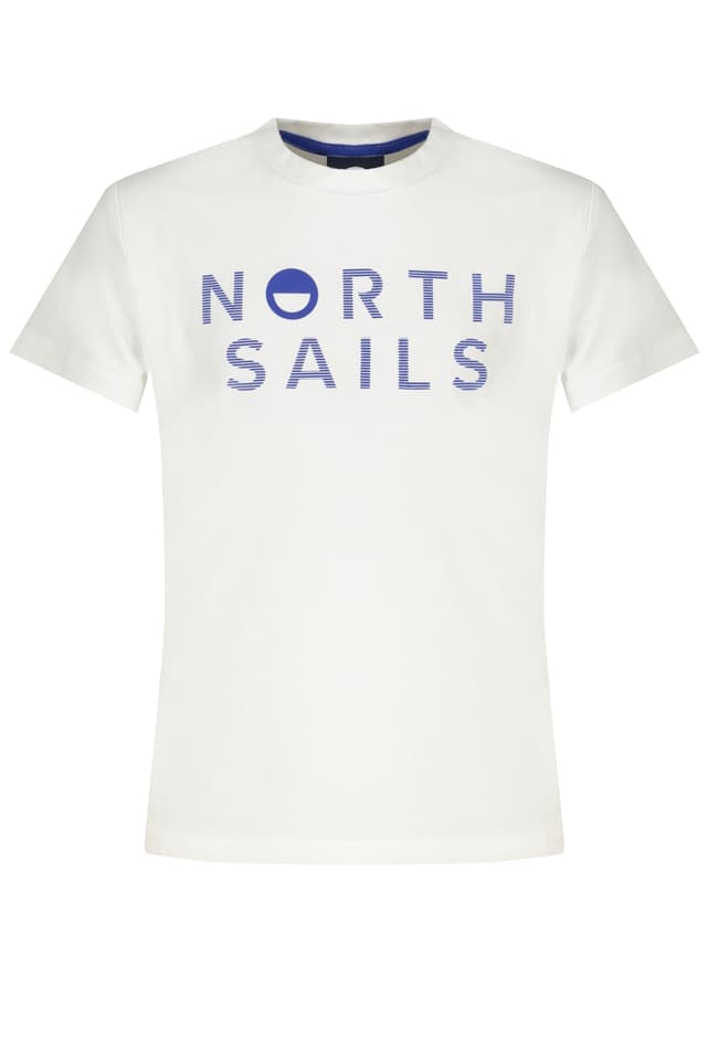 ДЕТСКА БЯЛА ТЕНИСКА С КЪС РЪКАВ NORTH SAILS