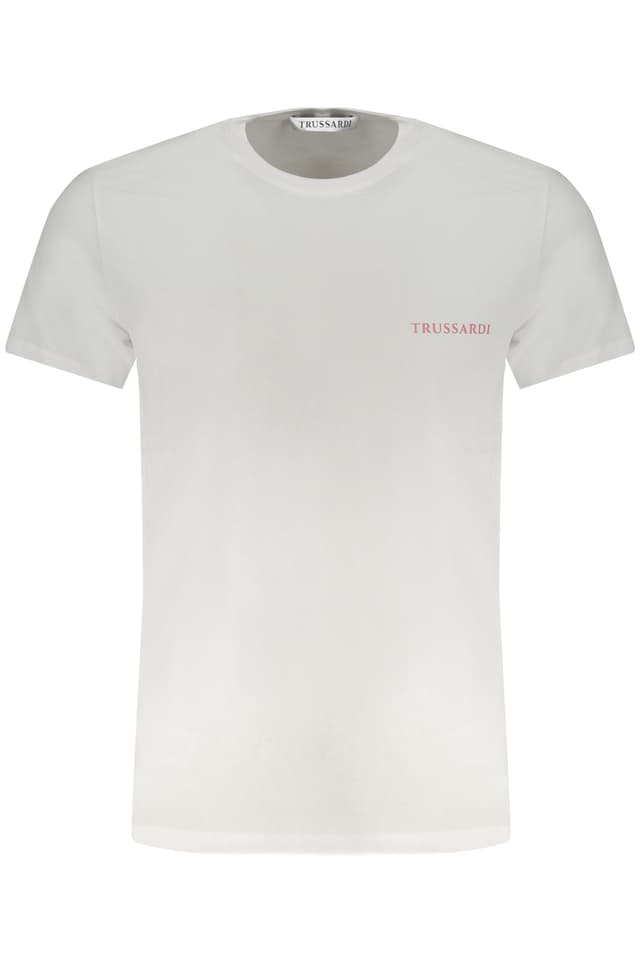 TRUSSARDI МЪЖКА ТЕНИСКА С КЪС РЪКАВ БЯЛА