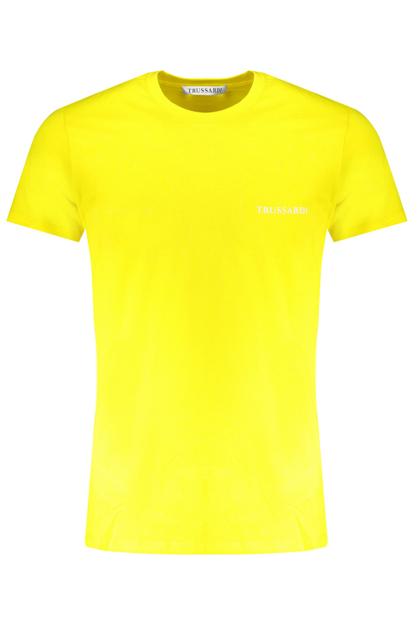 ЖЪЛТА МЪЖКА ТЕНИСКА С КЪС РЪКАВ TRUSSARDI - TRUSSARDI