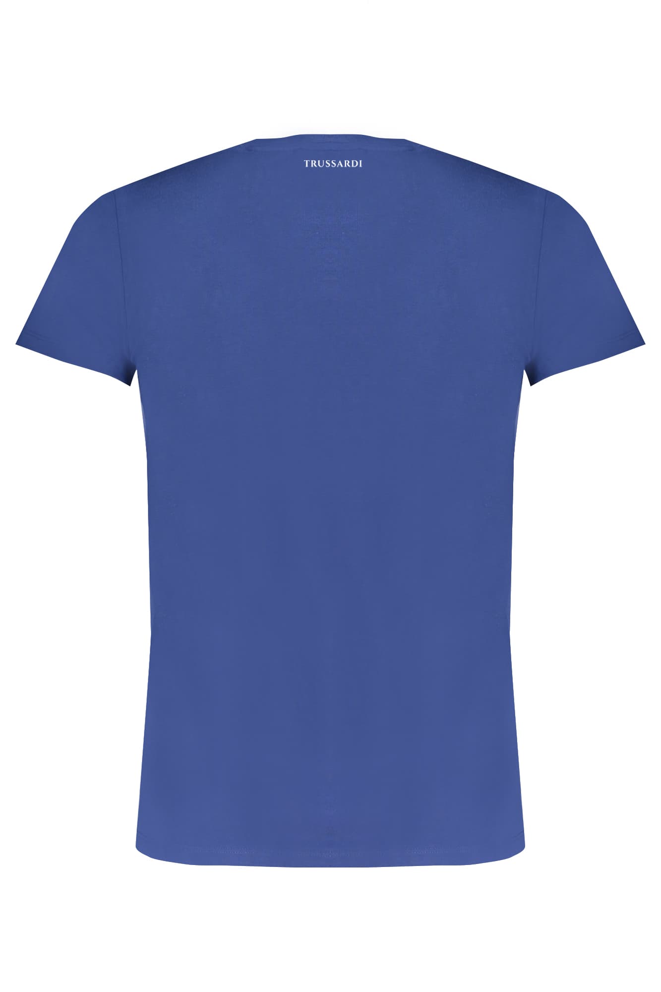 МЪЖКА ТЕНИСКА С КЪС РЪКАВ TRUSSARDI СИНЯ - TRUSSARDI