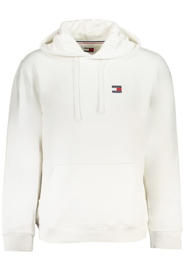 TOMMY HILFIGER МЪЖКИ БЯЛ СУИТШЪТ БЕЗ ЦИП