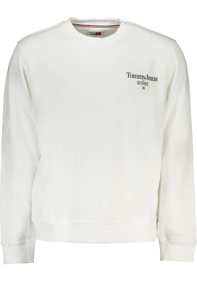 TOMMY HILFIGER МЪЖКИ БЯЛ СУИТШЪТ БЕЗ ЦИП