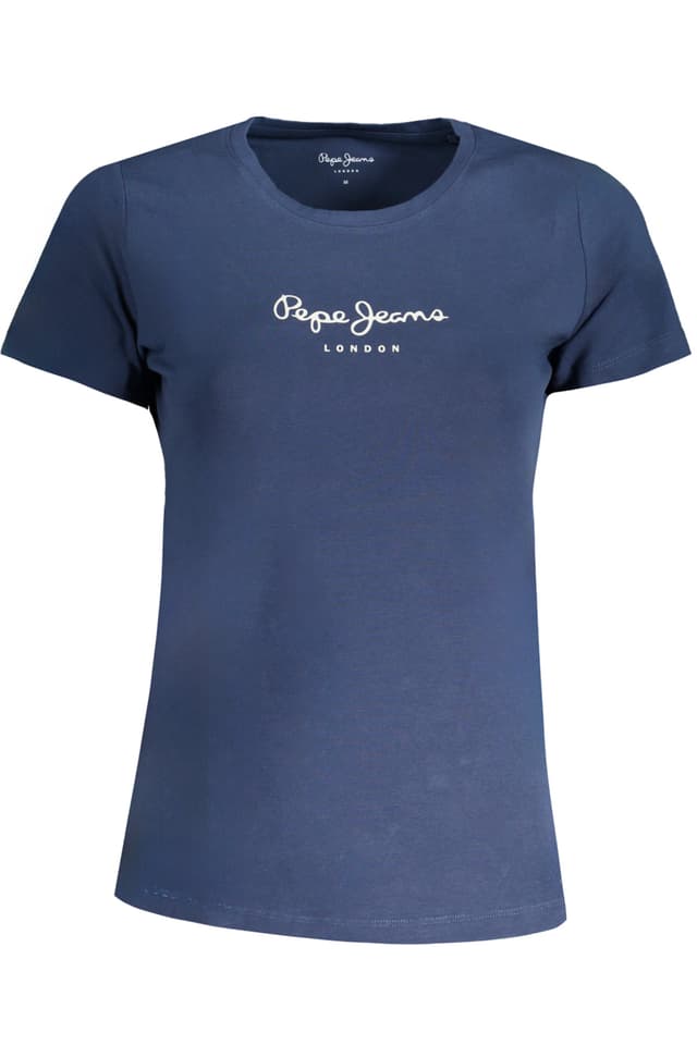 PEPE JEANS ДАМСКА ТЕНИСКА С КЪС РЪКАВ СИН