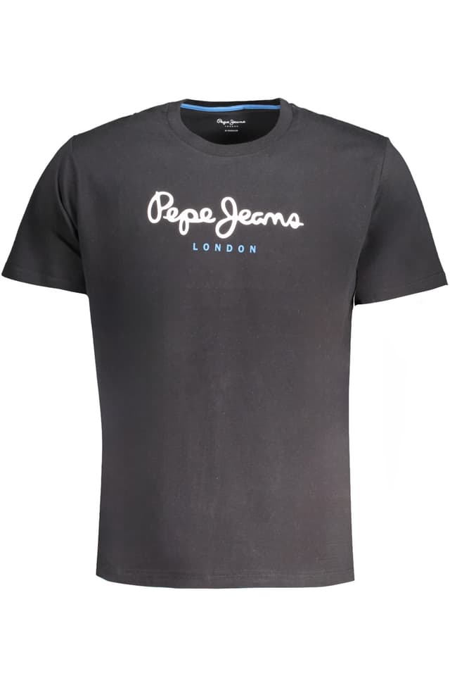 PEPE JEANS МЪЖКА ТЕНИСКА С КЪС РЪКАВ ЧЕРНА