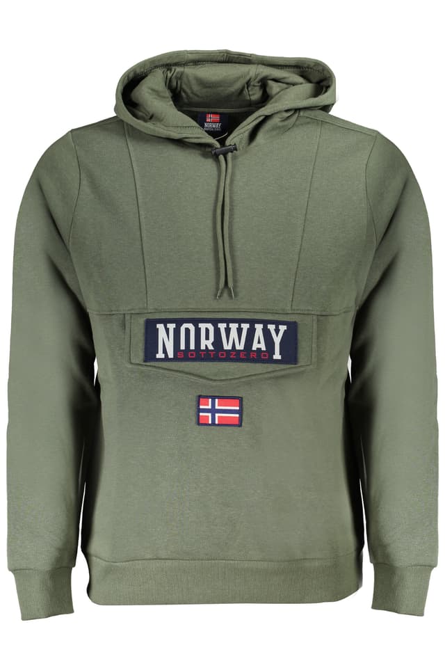 NORWAY 1963 ЗЕЛЕН МЪЖКИ СУИТШЪР БЕЗ ЦИП