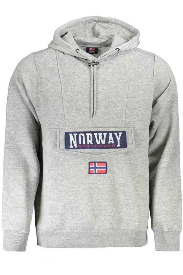 NORWAY 1963 МЪЖКИ СИВ СУИТШЪР БЕЗ ЦИП